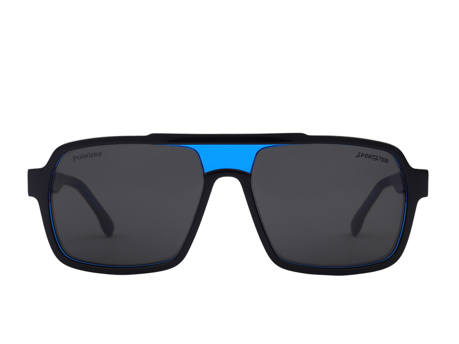 Sportster Square Sunglasses - 3227 Blue