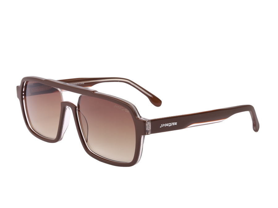 Sportster Square Sunglasses - 3227 Brown