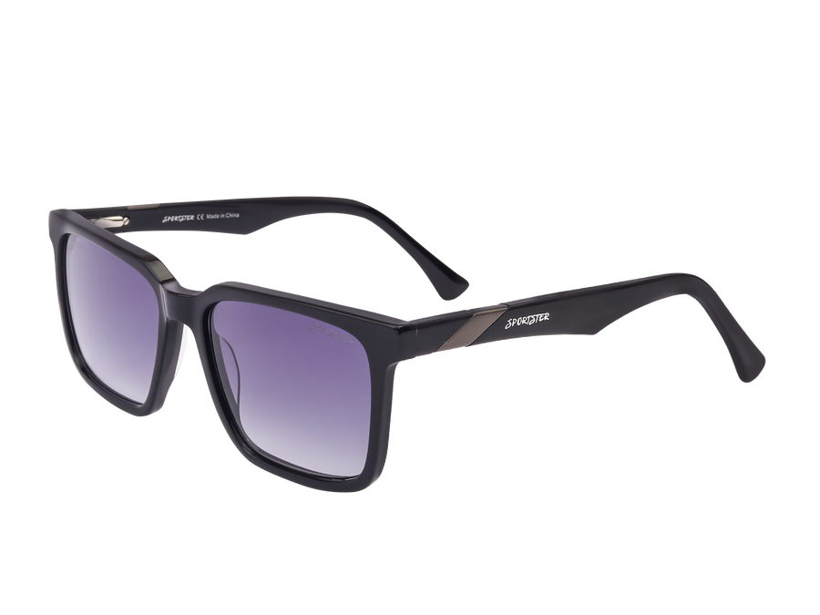 Sportster Square Sunglasses - 3243 Matte Black