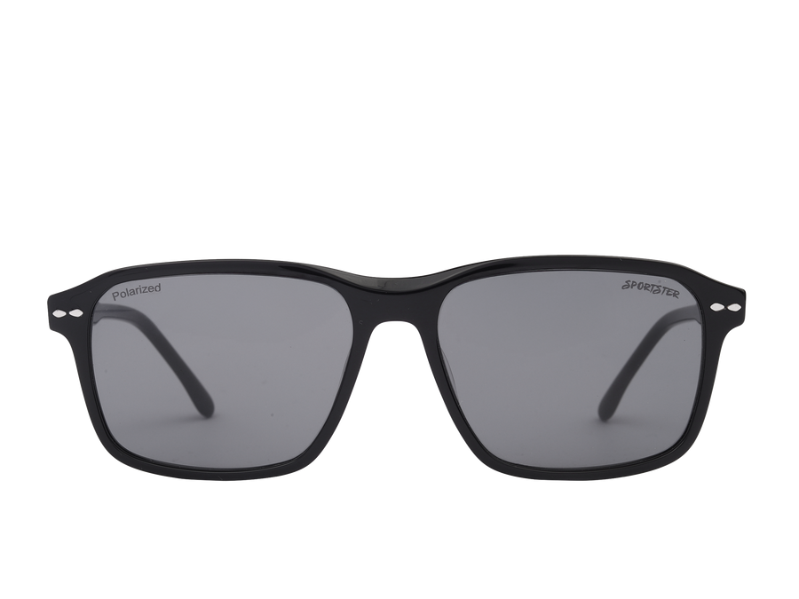 Sportster Square Sunglasses - 3223 Black