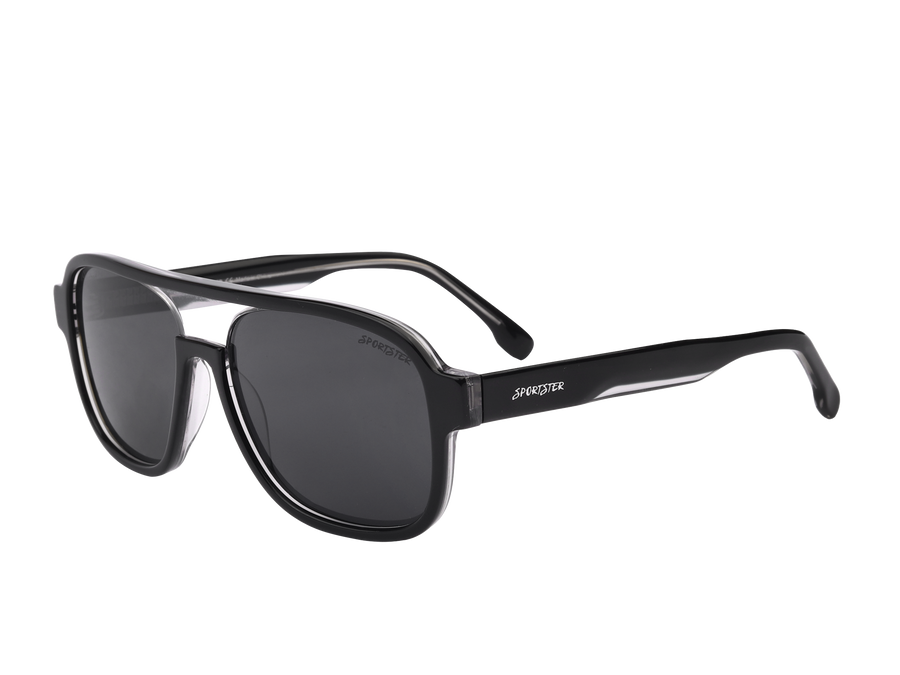 Sportster Square Sunglasses - 3226 Black 1