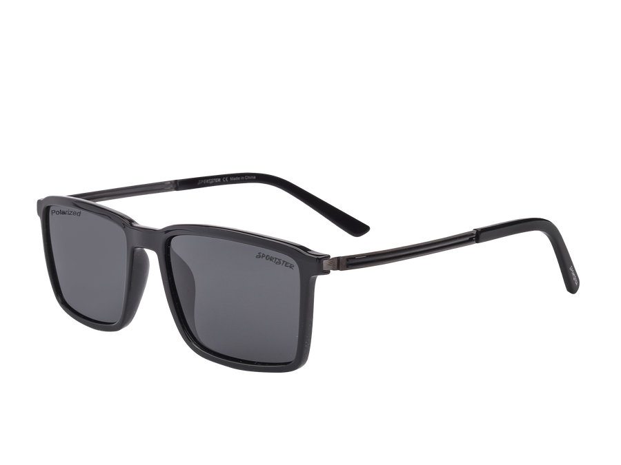 Sportster Square Sunglasses - 8434 Black