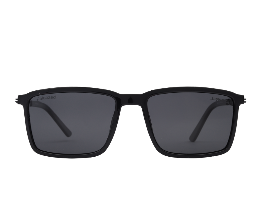 Sportster Square Sunglasses - 8434 Black