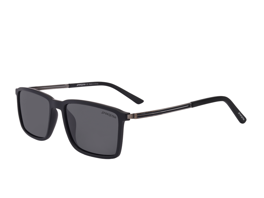 Sportster Square Sunglasses - 8434 Matte Black