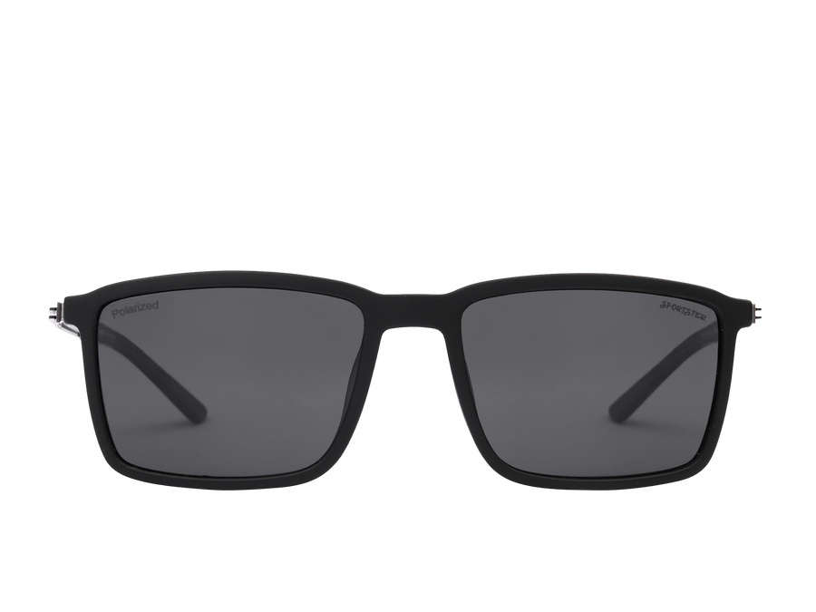 Sportster Square Sunglasses - 8434 Matte Black