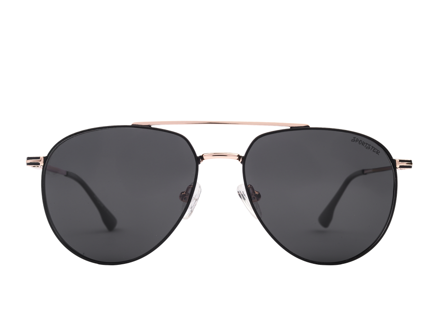 Sportster Aviator Sunglasses - 1369 Black