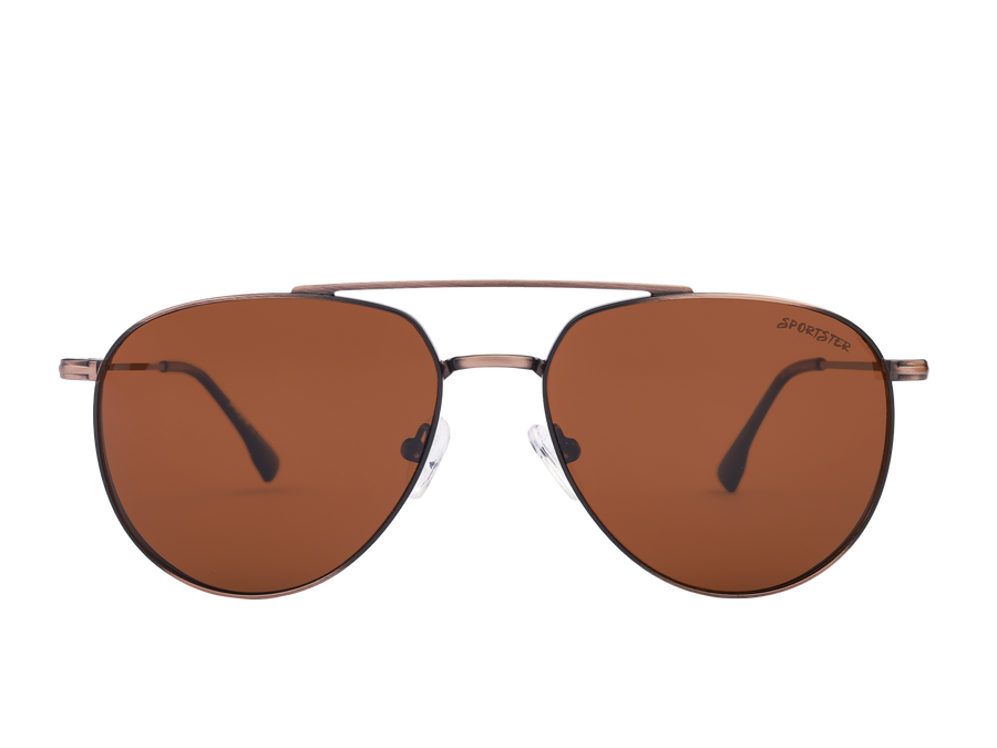 Sportster Aviator Sunglasses - 1369 Brown