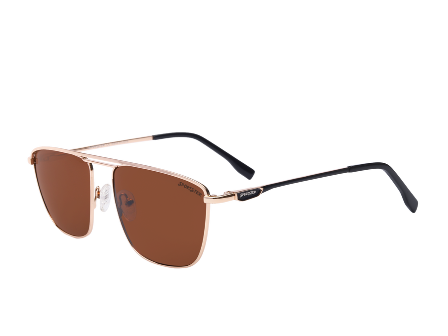 Sportster Square Sunglasses - 1345 Gold