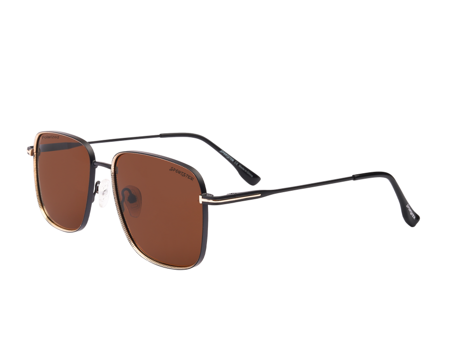 Sportster Square Sunglasses - 1368 Black