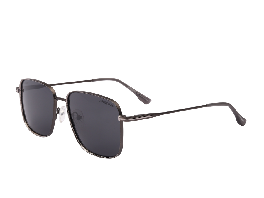 Sportster Square Sunglasses - 1368 Dark Grey