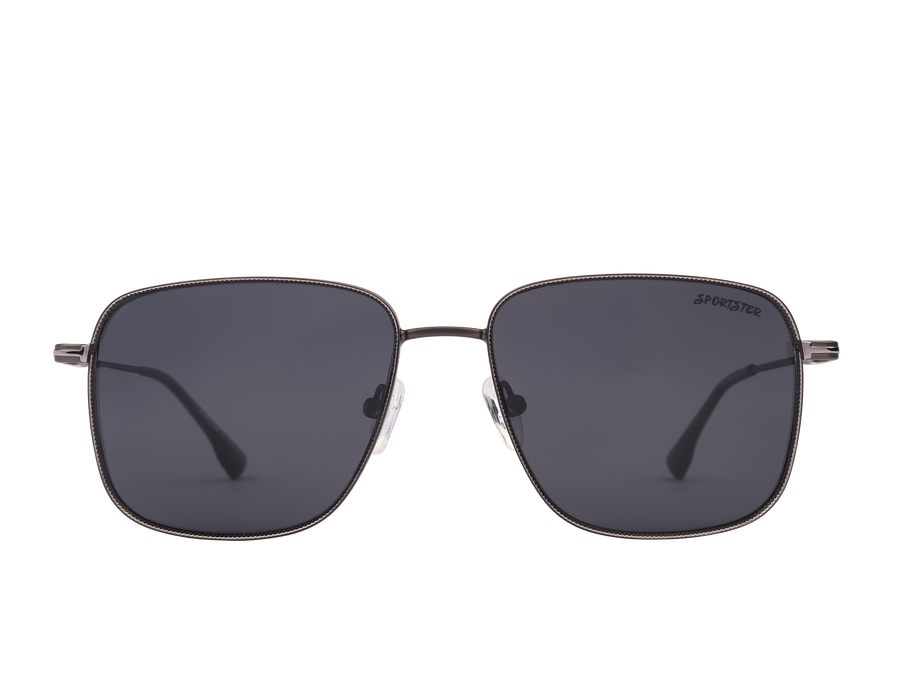 Sportster Square Sunglasses - 1368 Dark Grey