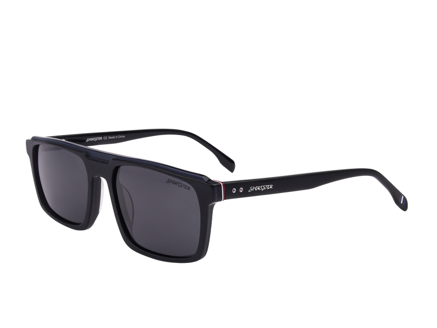 Sportster Square Sunglasses - 6521 Matte Black