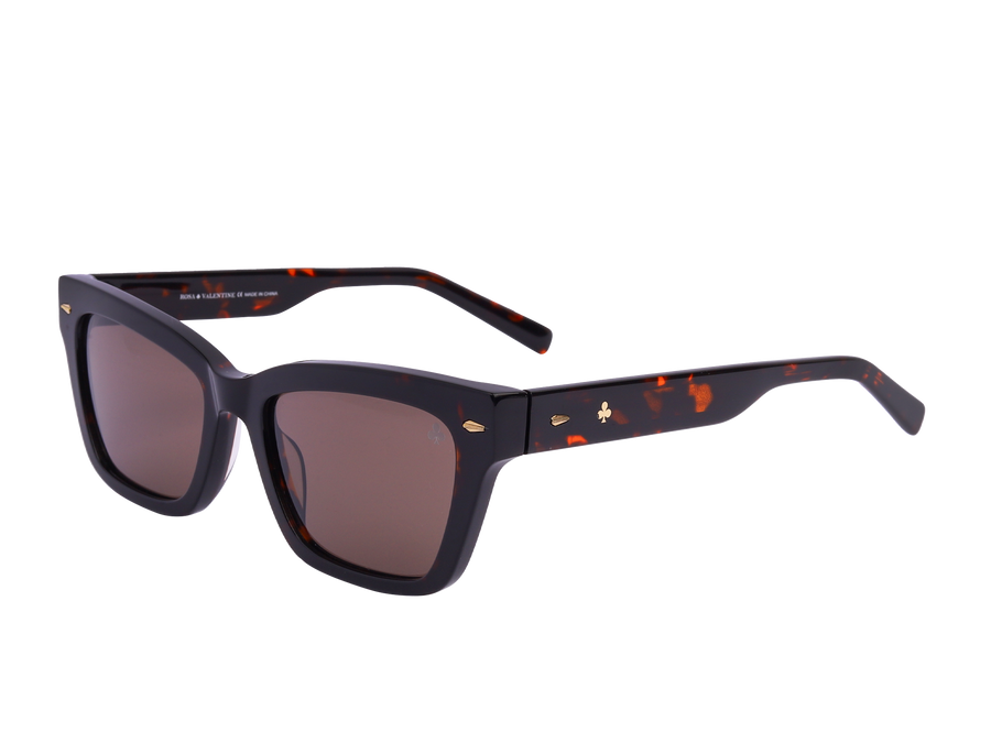 Rosa Valentine Square Sunglasses - SCH338 Havana