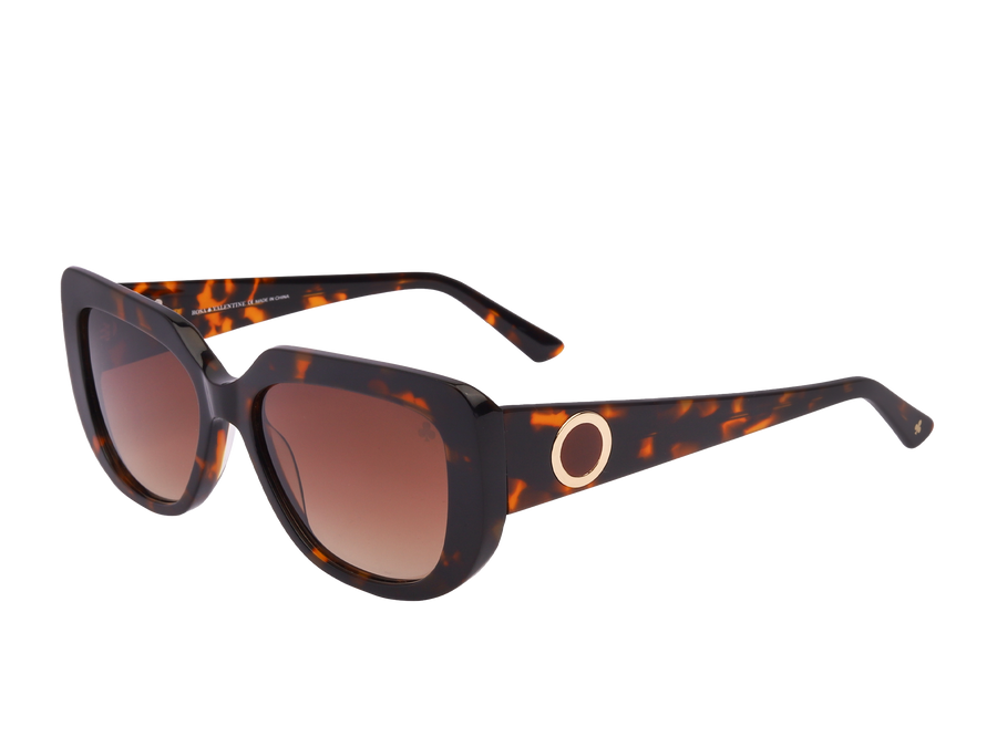 Rosa Valentine Square Sunglasses - BV8261 Havana