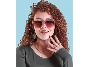 Rosa Valentine Square Sunglasses - BV8261 Crystal