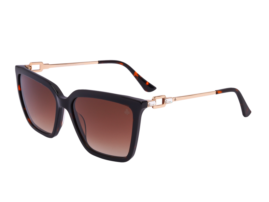 Rosa Valentine Square Sunglasses - 4621 Havana