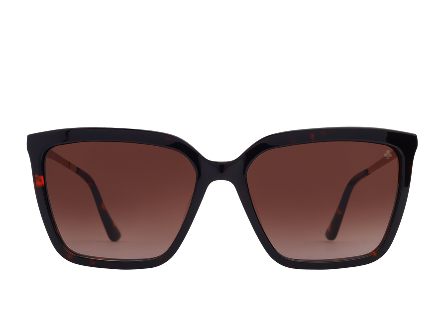 Rosa Valentine Square Sunglasses - 4621 Havana