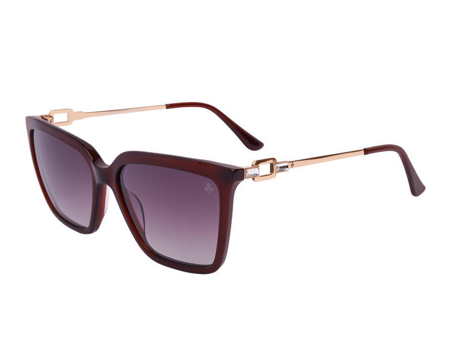 Rosa Valentine Square Sunglasses - 4621 Brown