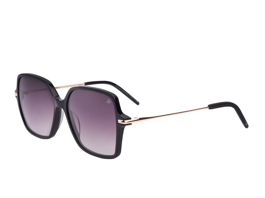 Rosa Valentine Square Sunglasses - 1271 Black