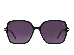 Rosa Valentine Square Sunglasses - 1271 Black