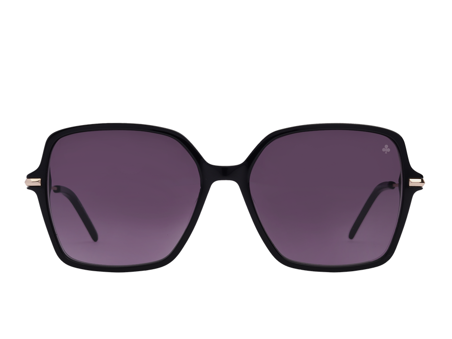 Rosa Valentine Square Sunglasses - 1271 Black