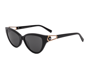 Rosa Valentine Square Sunglasses - E4192 Black