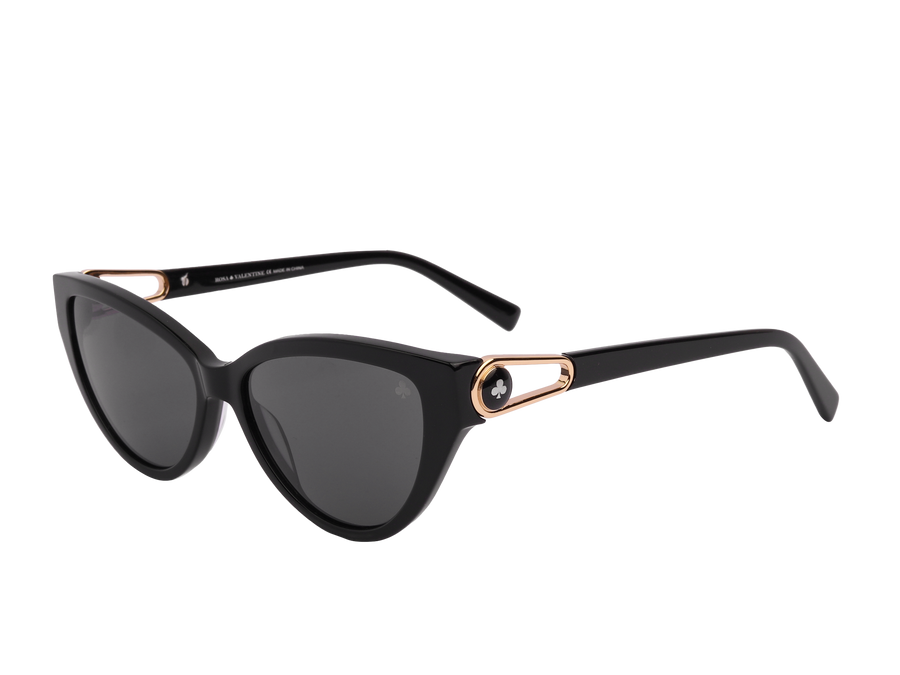 Rosa Valentine Square Sunglasses - E4192 Black