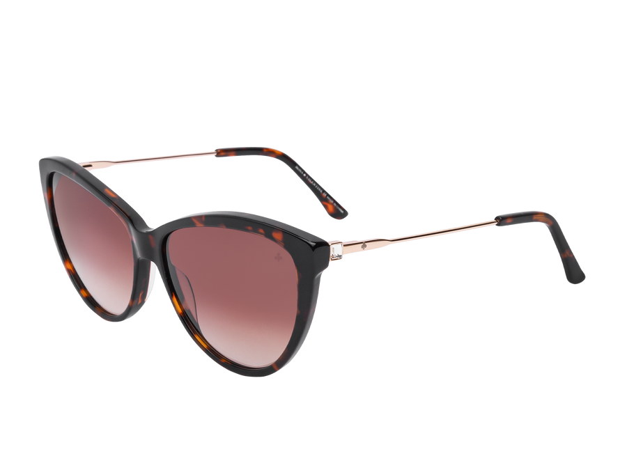 Rosa Valentine Square Sunglasses - 1155 Havana