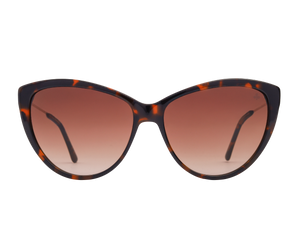 Rosa Valentine Square Sunglasses - 1155 Havana