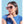 Load image into Gallery viewer, Rosa Valentine Square Sunglasses - 1155 Crystal
