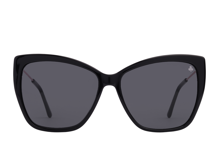 Rosa Valentine Cat-Eye Sunglasses - 1153 Black