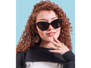 Rosa Valentine Square Sunglasses - 5484S Black