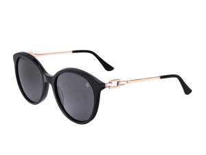 Rosa Valentine Square Sunglasses - 4622 Black