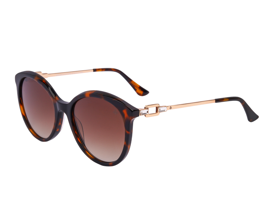 Rosa Valentine Square Sunglasses - 4622 Havana