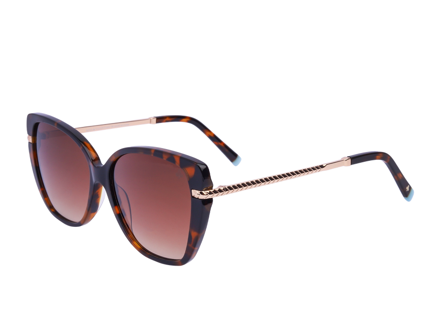 Rosa Valentine Cat-Eye Sunglasses - 4190 Havana