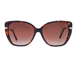 Rosa Valentine Cat-Eye Sunglasses - 4190 Havana