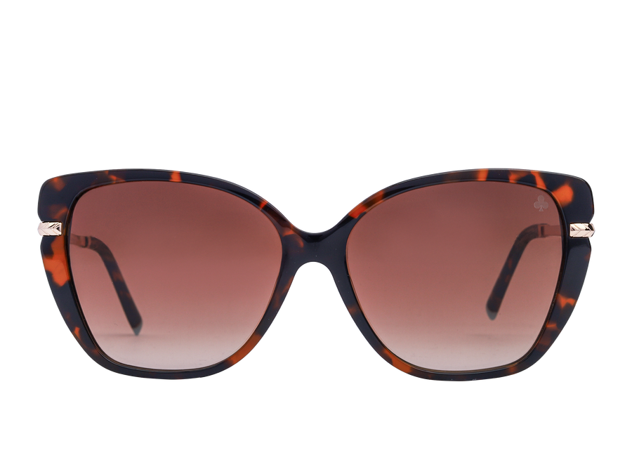 Rosa Valentine Cat-Eye Sunglasses - 4190 Havana