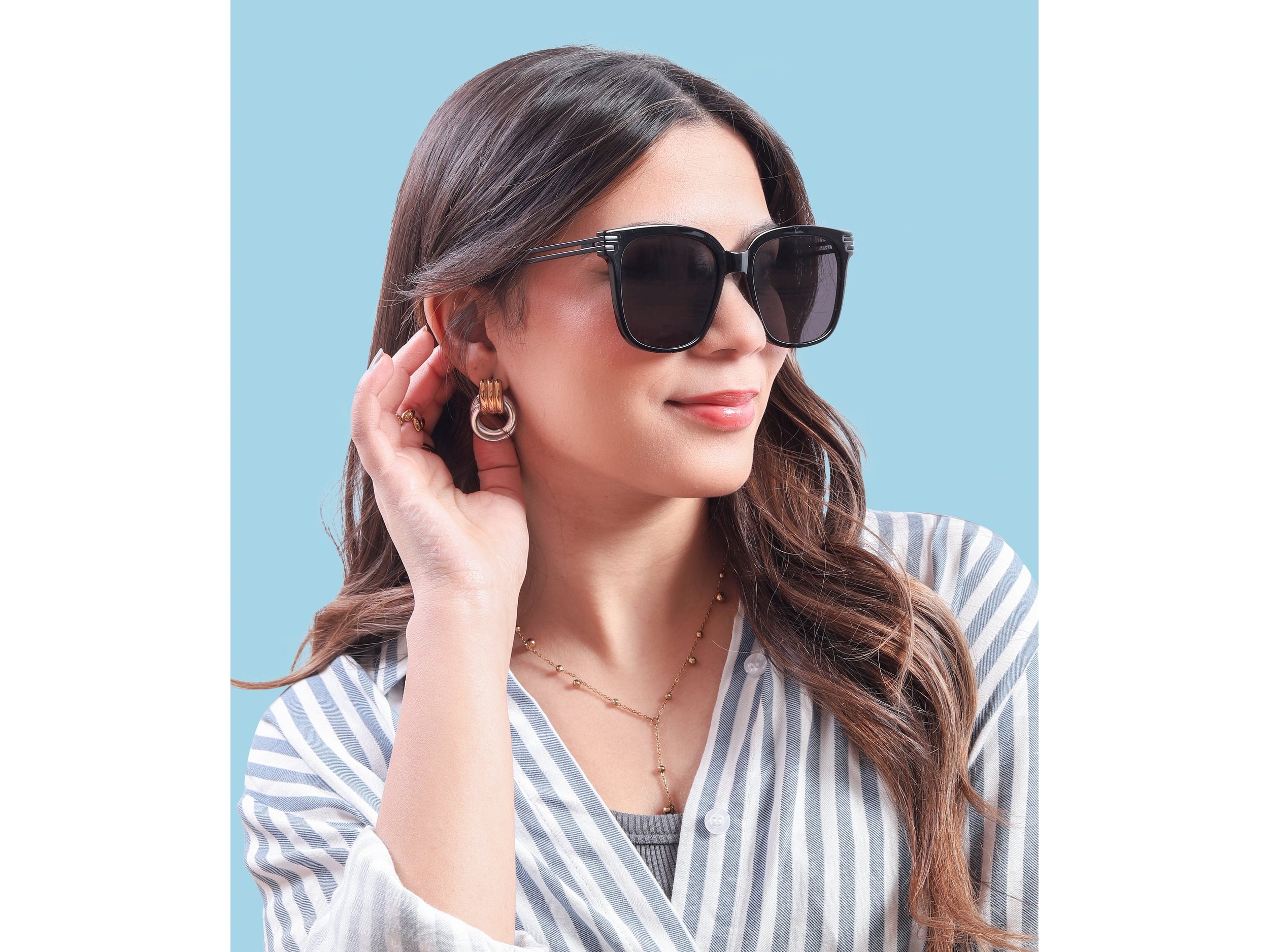 Rosa Valentine Square Sunglasses