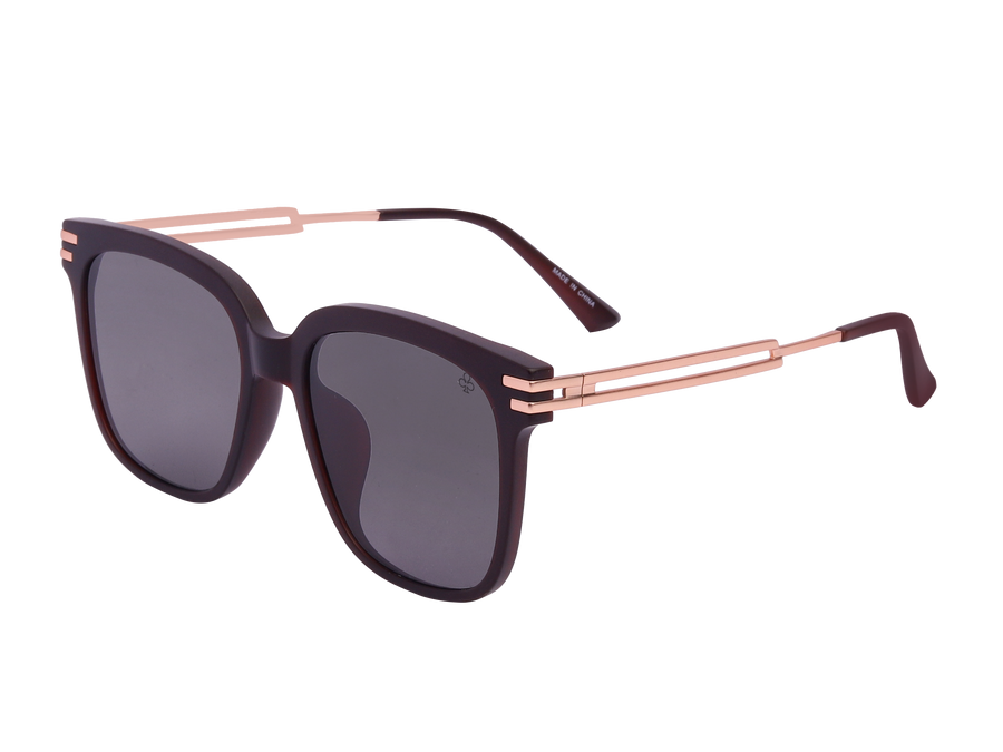 Rosa Valentine Square Sunglasses - 9061 Black