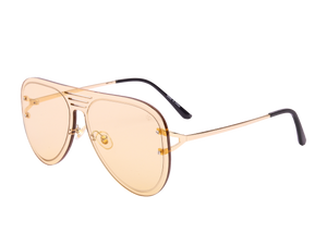 Rosa Valentine Aviator Sunglasses - 7183 Gold 1