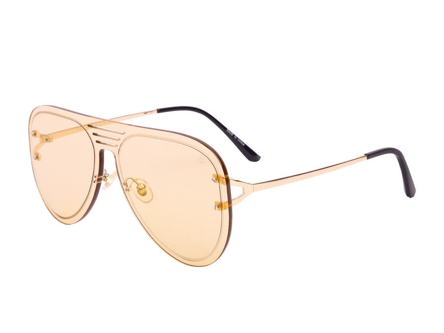 Rosa Valentine Aviator Sunglasses - 7183 Gold 1