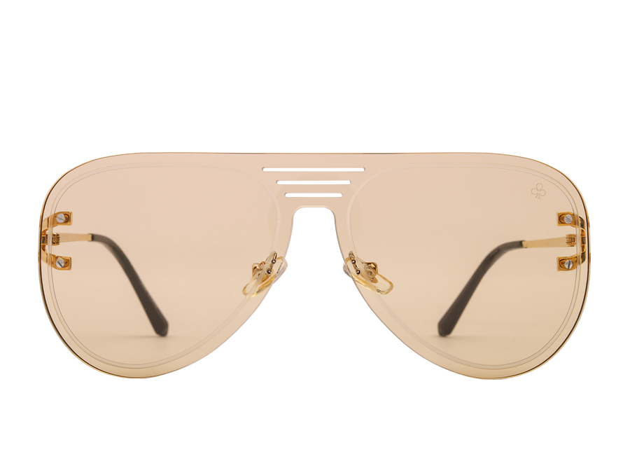 Rosa Valentine Aviator Sunglasses - 7183 Gold 1