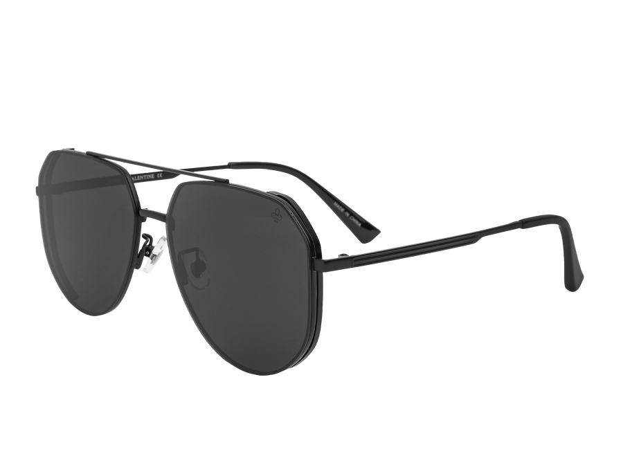 Rosa Valentine Aviator Sunglasses - 7279 Black