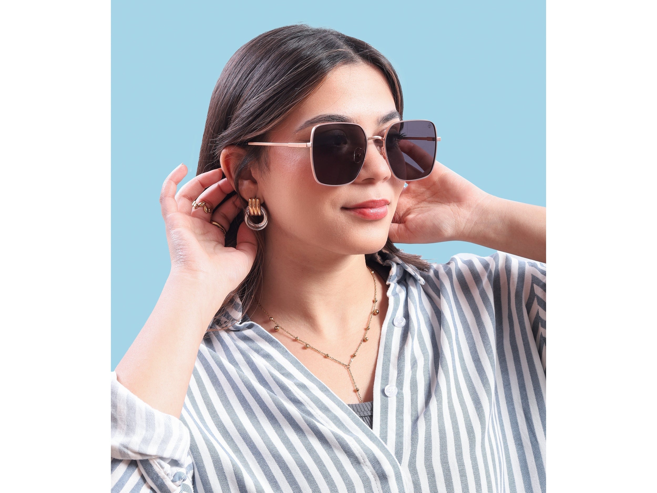 Rosa Valentine Square Sunglasses