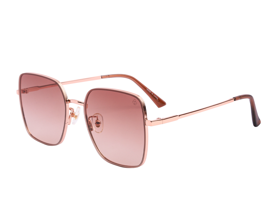 Rosa Valentine Square Sunglasses - 7263 Gold 1