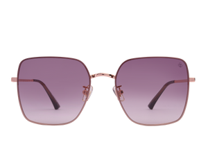 Rosa Valentine Square Sunglasses - 7263 Rose Gold