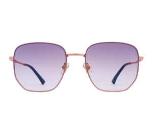 Rosa Valentine Square Sunglasses - 7260 Rose Gold