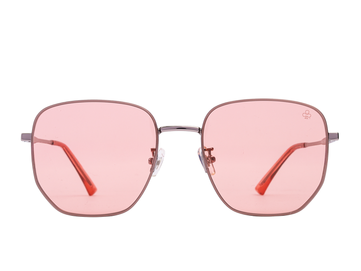 Rosa Valentine Square Sunglasses - 7260 Silver