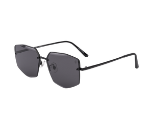 Rosa Valentine Square Sunglasses - 7248 Black