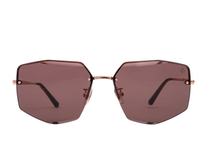 Rosa Valentine Square Sunglasses - 7248 Rose Gold